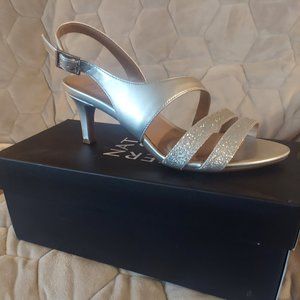 Slingback Silver Dress Sandal